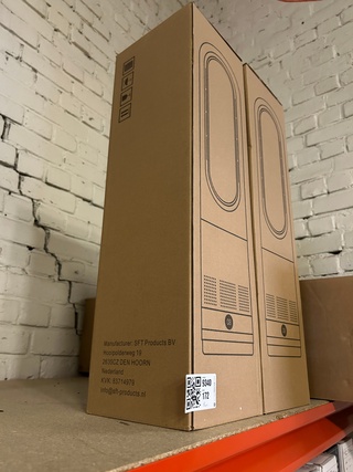 2x Design ventilator met afstandsbediening