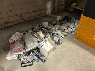 Partij installatiemateriaal