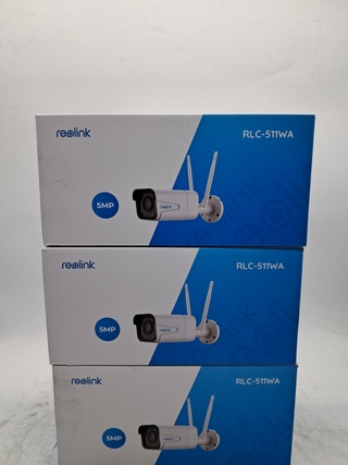 3x Bewakingscamera, Reolink, RLC-511WA 5MP, 2021