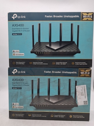 2x Netwerk router, TP-Link, AX5400 Archer AX73