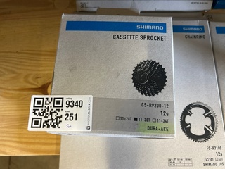 4x Chainring, 1x cassette sprocket, Shimano