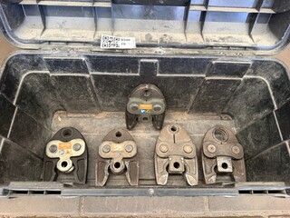 5x Uponor persbekken/persklauwen