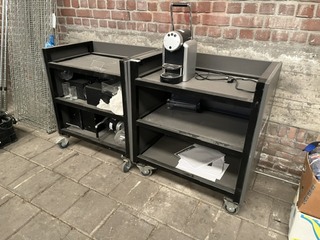 2x Koffiekar met toebehoren, Nespresso