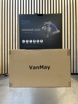 4x Premium massage gun in koffer met 6 opzetstukken, Bluemay