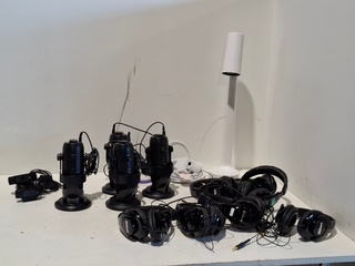 Partij Diverse professionele AV apparatuur, Logitech, Shure