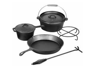 5-Delige Ovenset, El Fuego, AY04661, Zwart