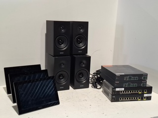 Partij Diverse professionele AV apparatuur, Extron, Cisco, Edifier