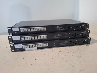 3x Video switcher, Extron, IN1608 XI
