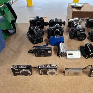 Camera’s, O.a Lumix, Canon, Kodak, Sony