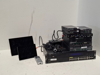 Partij Diverse professionele AV apparatuur, Extron, Lightware, Apart,