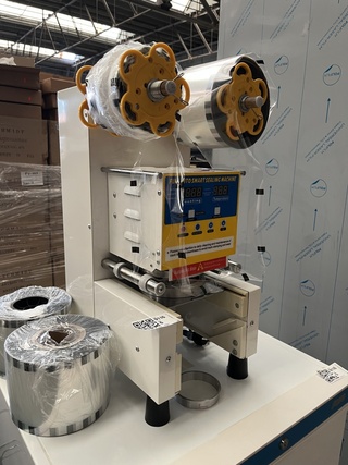 Automatische bekersluitmachine, sealing machine, VEVOR