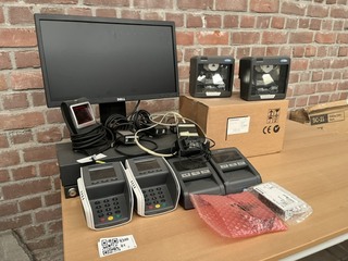 Kassa toebehoren w.o. pinapparaten, scanners, valsgelddetectoren, W.o.