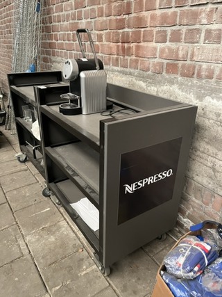2x Koffiekar met toebehoren, Nespresso