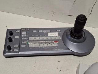 IP-besturingspaneel, SONY, RM-IP10, met 3x PTZ camera, SONY SRG-300SE