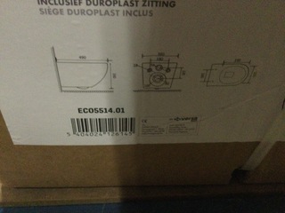 Randloos hangtoilet, Aloni, ECO5514.01, Wit