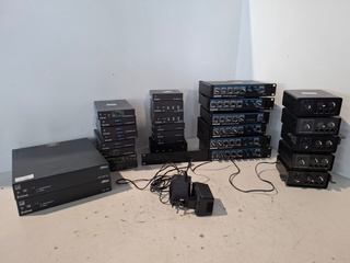 Partij Diverse professionele AV apparatuur, Shure, IGM Stage Line, ART