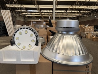 8x High bay Light HB1 120W met industriële kap, Ellipz Lighting