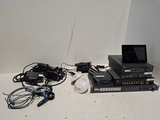 Partij Diverse professionele AV apparatuur, Extron, Cisco, Logitech