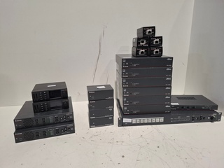 Partij Diverse professionele AV apparatuur, Extron, Blackmagic