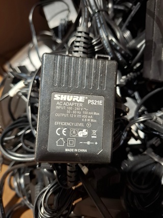 Ca. 46x Powersupply, Shure, PS21E