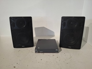 Tweekanaals audio-eindversterkers, Extron, XPA 1002, met 2x opbouwluid