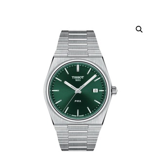 Horloge, Tissot, PRX, T137.410.11.091.00, Groen