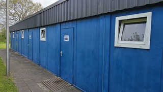 Containerunits met kleed en sanitair voorzieningen