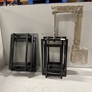 2x Wandlamp, Costa, zwart