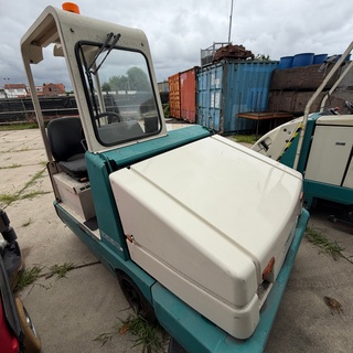Opzit veeg- zuigmachine, Tennant, 6550, wit/groen