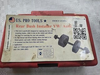 Pers voor rubberbussen VAG, US Pro Tools, AT-4054