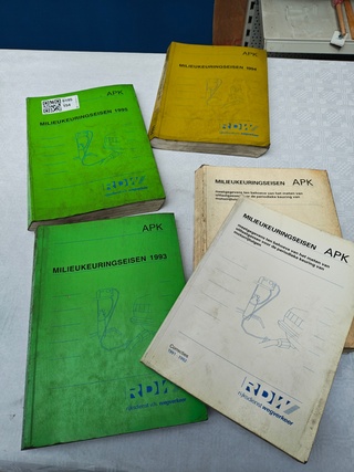 Boeken/ APK keuring 1991 t/m 1995