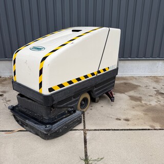 Achterloop schrob- zuigmachine, Tennant, 480, wit/zwart