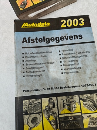 Boeken/afstelgegevens