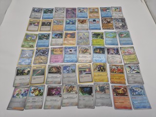 Ca. 48x Pokémon kaarten: zeldzame, vintage, holo’s en overig