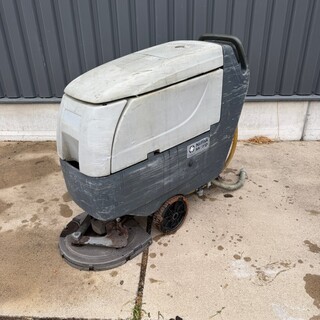 Achterloop schrob- zuigmachine, Nilfisk, BA 551D, grijs