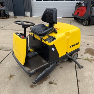 Opzit veeg- zuigmachine, Kärcher, KMR 1200 Bat, geel/zwart