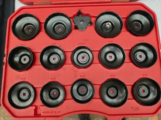 Oliefilter doppenset, Usprotools