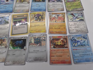 Ca. 48x Pokémon kaarten: zeldzame, vintage, holo’s en overig