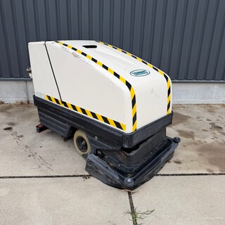 Achterloop schrob- zuigmachine, Tennant, 480, wit/zwart