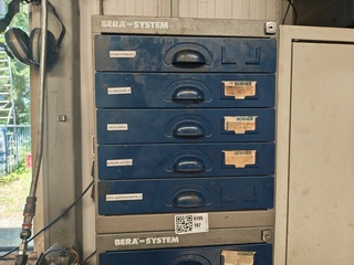 Onderdelen ladenboxen, 15 assorti lades, Berner, Bera system