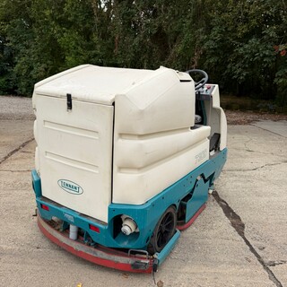 Opzit schrob- zuigmachine, Tennant, 7300, wit/blauw