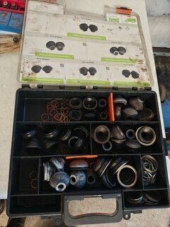 Fuseekogel rubbers, assorti