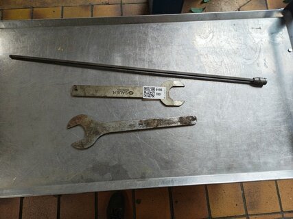 Verlengsleutel voor monteren aandrijfassen, BGS Technics, maat 46