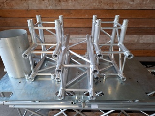 Partij Truss, zilver, zwart