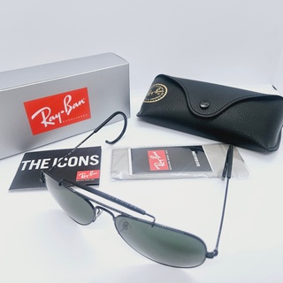 Rayban zonnebril Outdoorsman black G-15 green