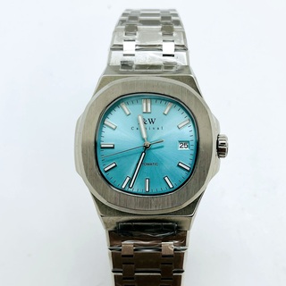 NH35 herenhorloge – Automatisch met Tiffany blauwe wijzerplaat