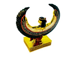 Egyptische godin kunstgouden beeld