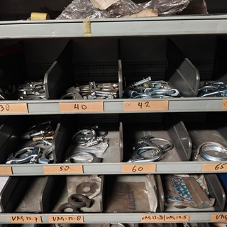 2x Grijpasten met uitlaatklemmen