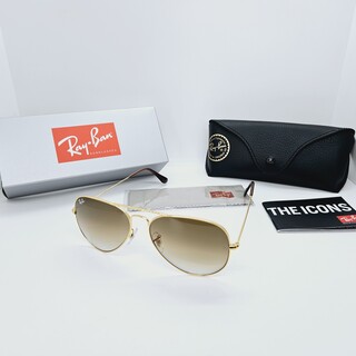 Rayban zonnebril Aviator Large Metal arista gradient brown
