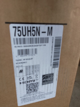 Display, LG, 75UL3J-E